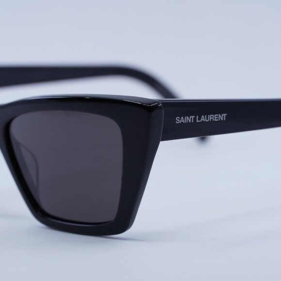 ?️ New Saint Laurent SL276 MICA 001 Sunglasses - Black Frame, Grey Lenses main image 2